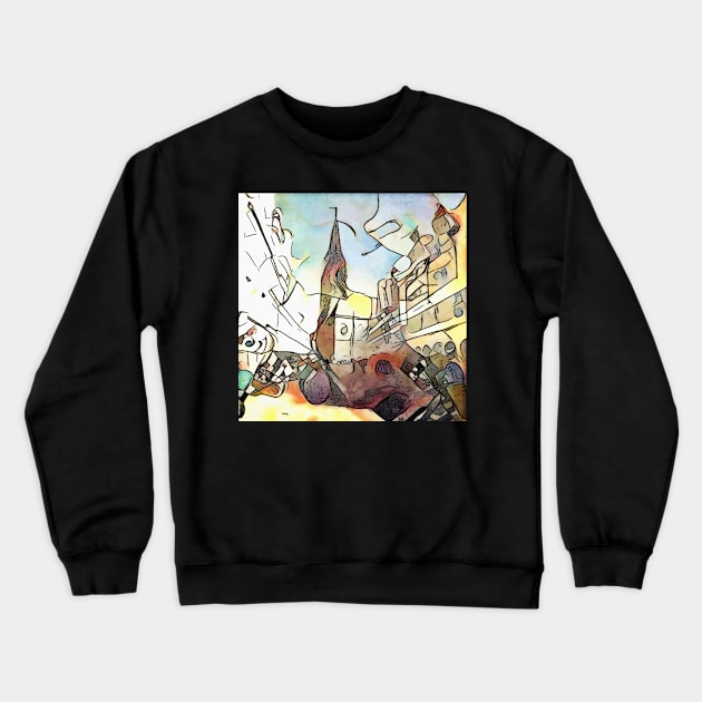 Kandinsky meets Münster, motif 9 Crewneck Sweatshirt by Zamart20